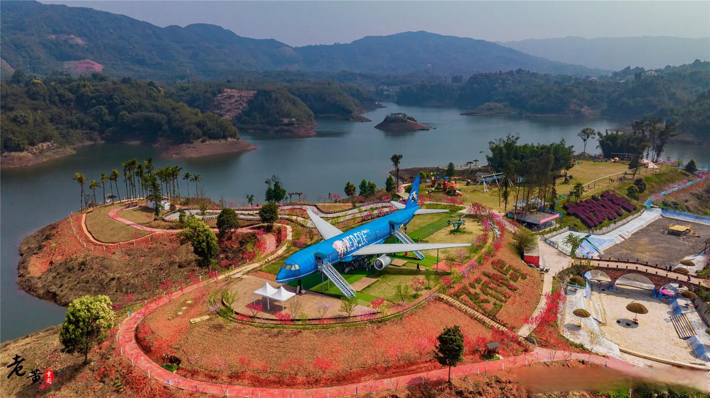 位于泸州纳溪区的龙湖水香农康旅产业园,园内规划占地面积1万余亩,面