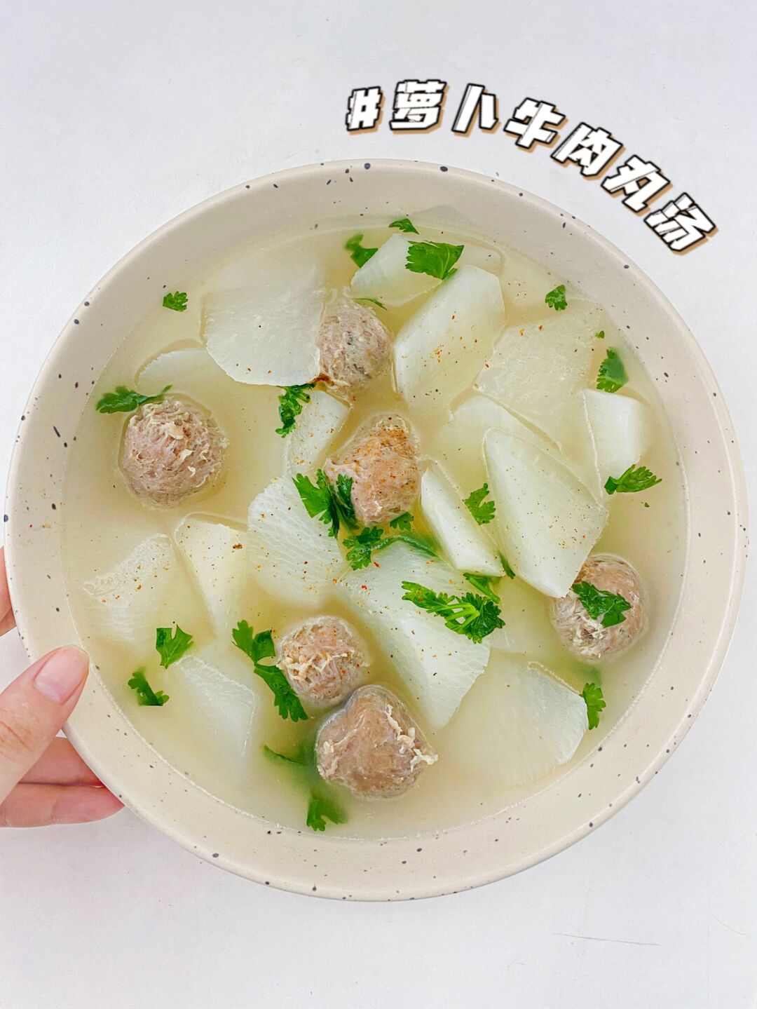 鲜了真的算是天天喝都不腻的掉秤汤了,萝卜炖煮后变得绵软吸足了汤汁