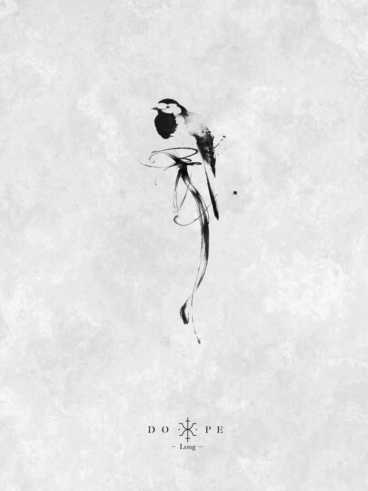 超美水墨意境风纹身手稿集 7515dope 单针水墨手稿集 / 一人一图