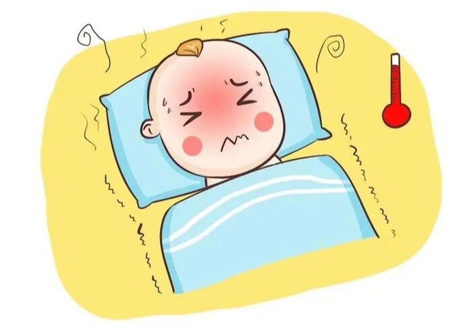 受凉:在宝宝发烧时,手脚受到了凉风侵袭,就会引起宝宝发烧