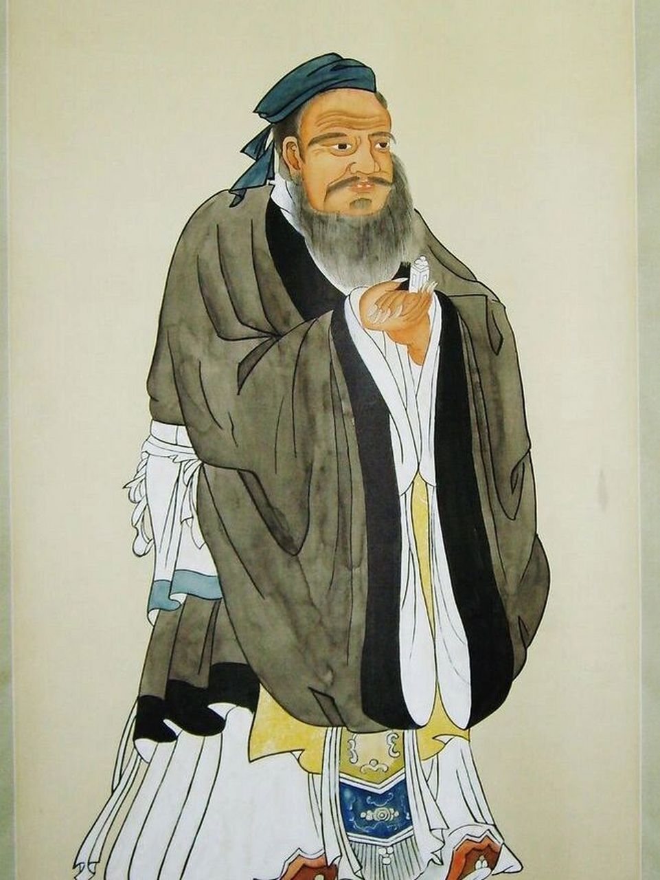 儒家学派创始人——孔子 《论语》主要是记载孔子的言行和行事的一本