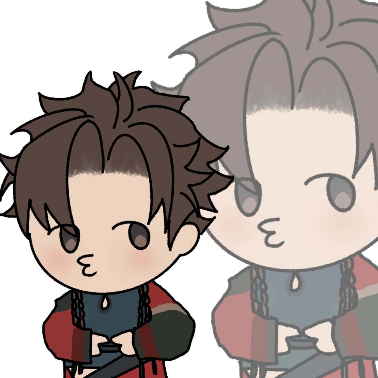 画了点代号鸢表情包 卡关卡死了开始乱画07