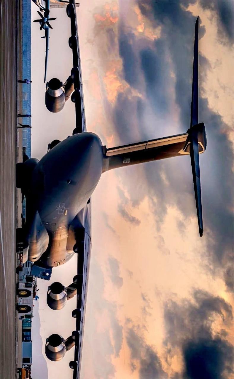 尤其那t型尾翼,颇有几分霸气.  黄昏中的背影,更增添了些诗情画意.