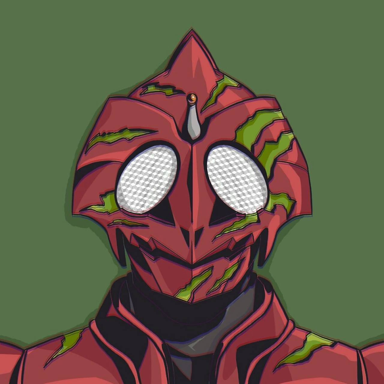 假面骑士amazons 没看亚马逊的时候一直以为仁叔是主骑 #画画# #假面