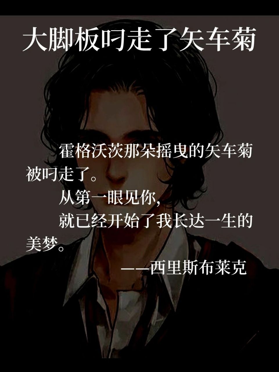 一只小鹿のhp同人文分享(18) 大脚板叼走了矢车菊 cp:阿纳斯塔西娅