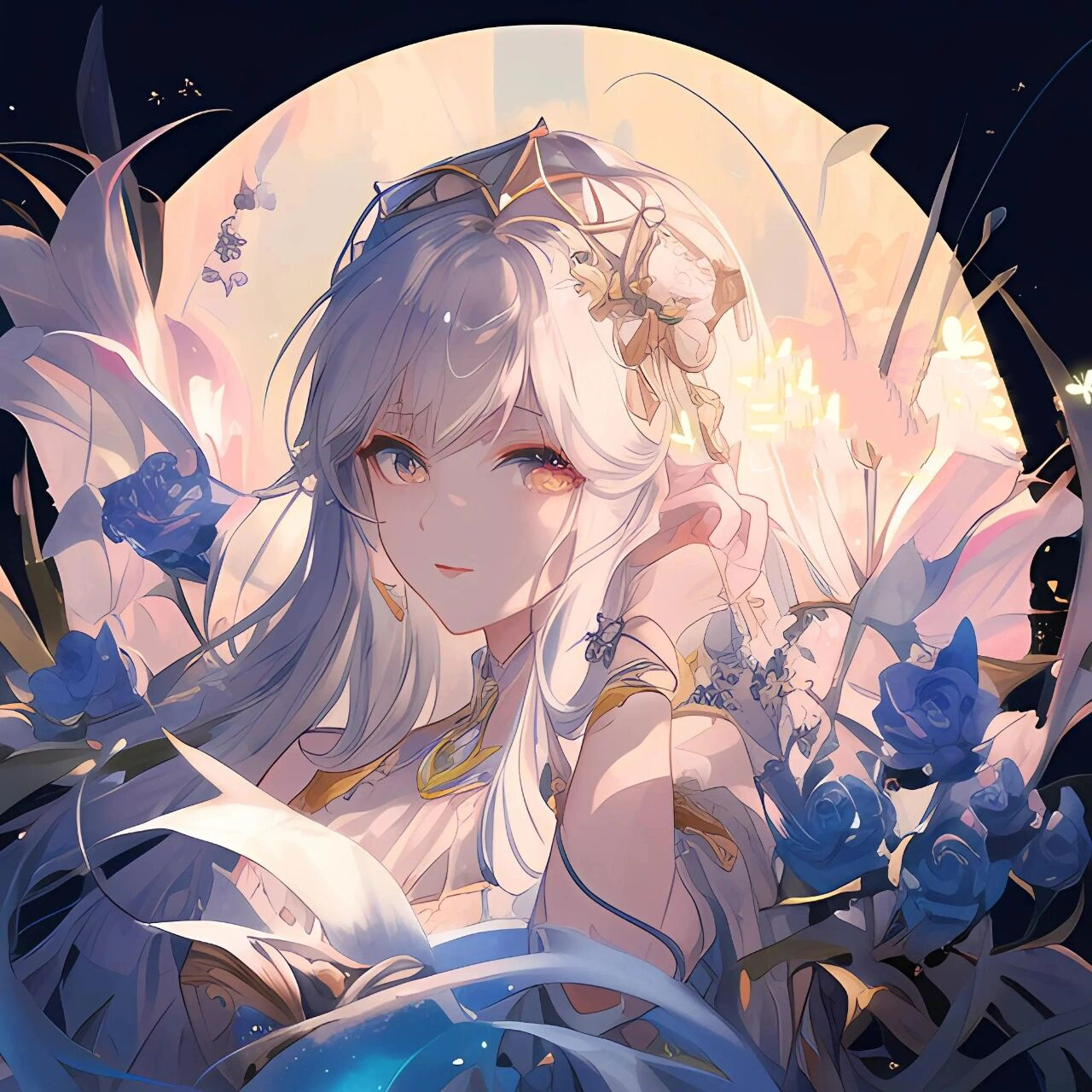 动漫女头|高颜值小众宝藏动漫头像       由无界ai生成