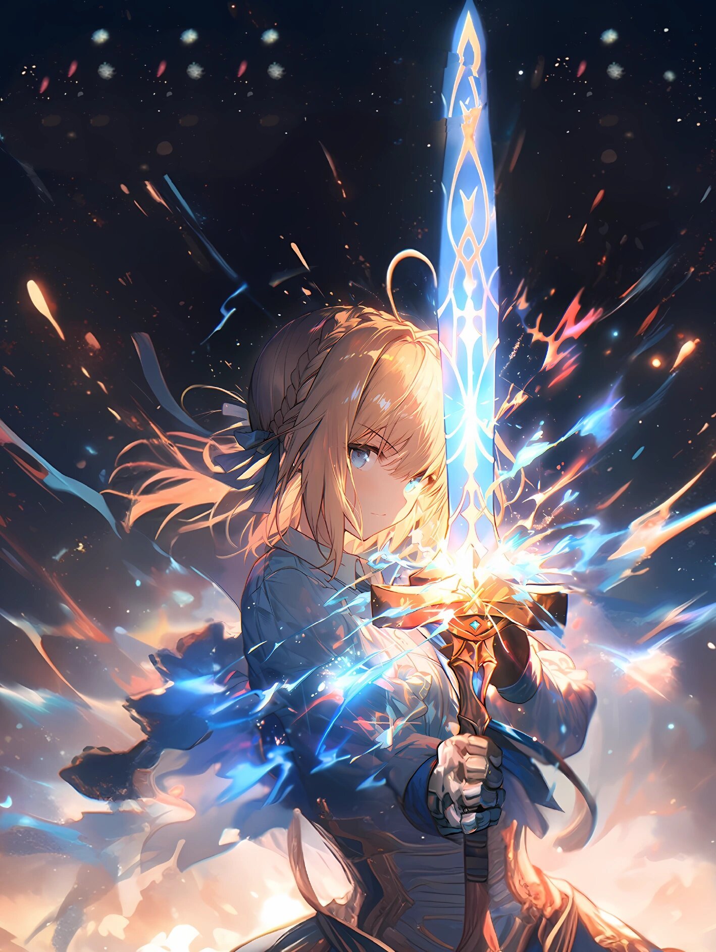 壁纸 | 吾王saber 剑所指心所向