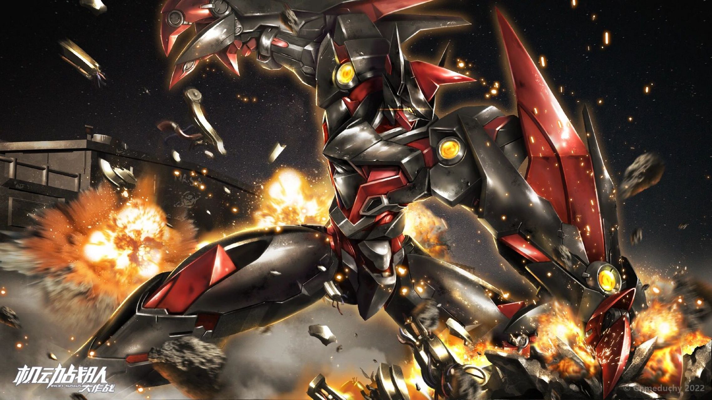 机甲设计欣赏丨「梼杌」 机体「梼杌改」手游《机动战队大作战》中