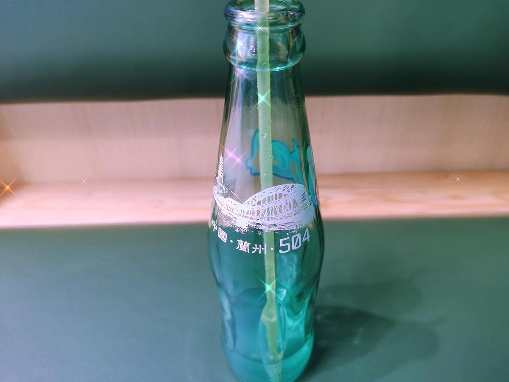 好喝饮料安利大会# 豆沙绿老兰州504 奶油香草味汽水