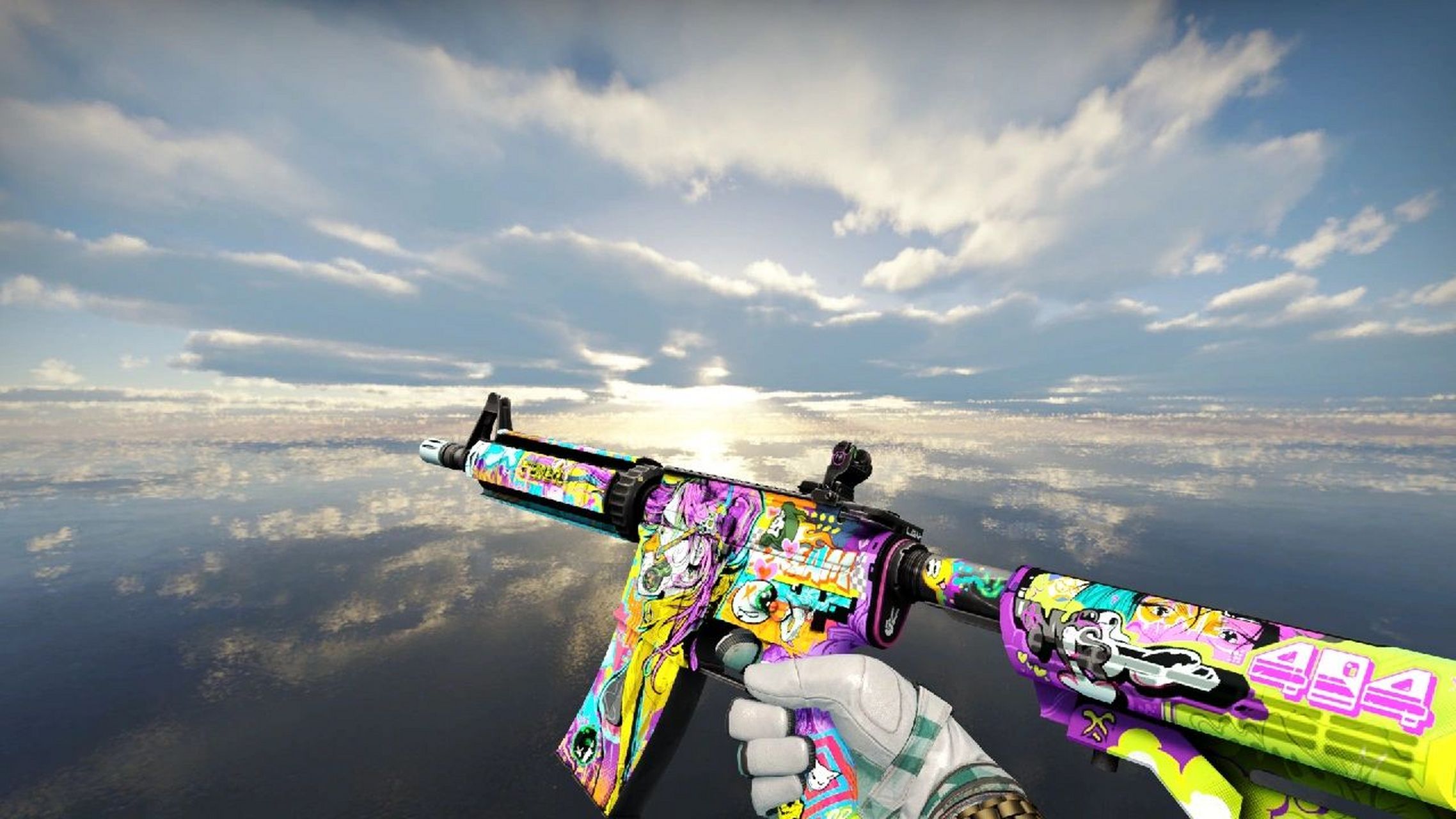 女生必买的csgo皮肤,好看到不行(m4a4篇) 活色生香:这是一把被很多人