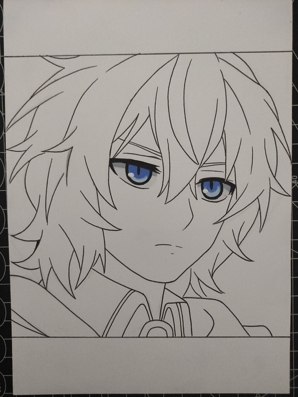 画一个米迦 以前画的 混一天 #终结的炽天使