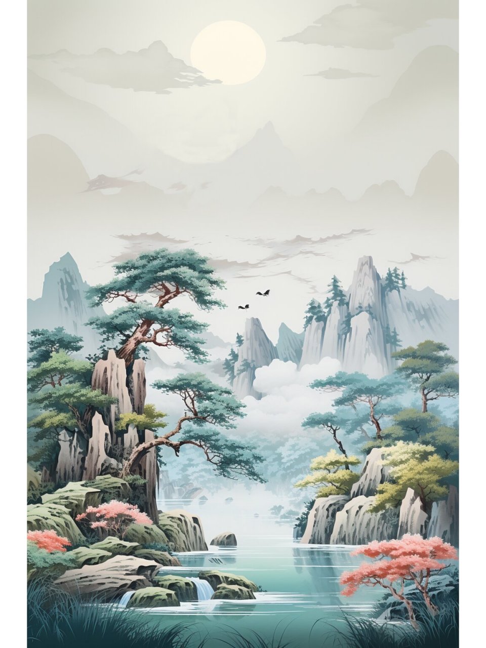 好运头像 | 有山有水,细水长流 非常适合作为微信头像的一组图.