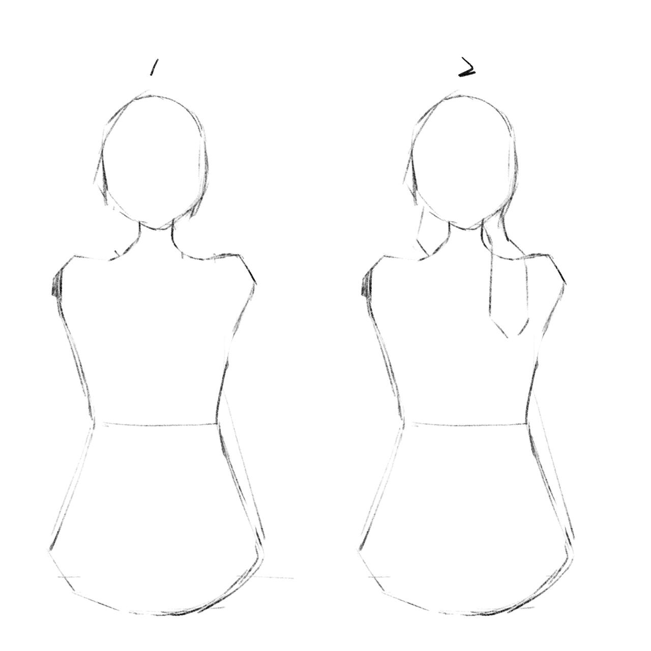 人物速写丨海边背影丨绘画教程