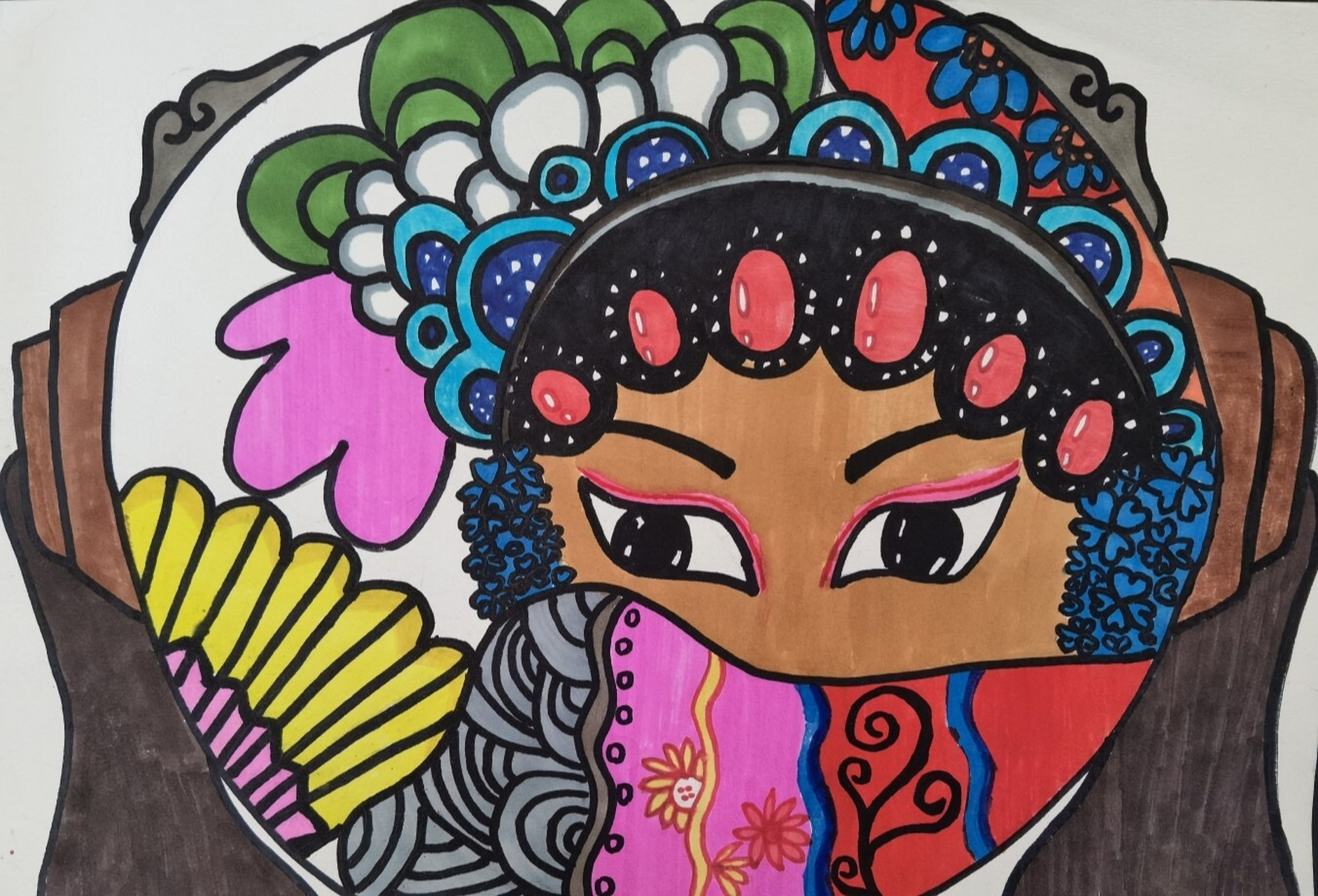 简笔画  ——  q版   戏曲人物(52)