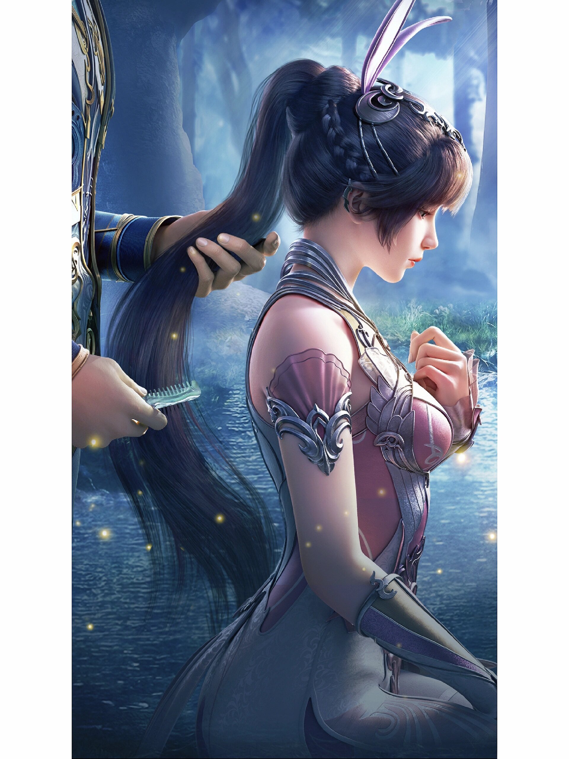 《斗罗大陆》精美壁纸7815唐三74小舞 斗罗大陆精美高清壁纸