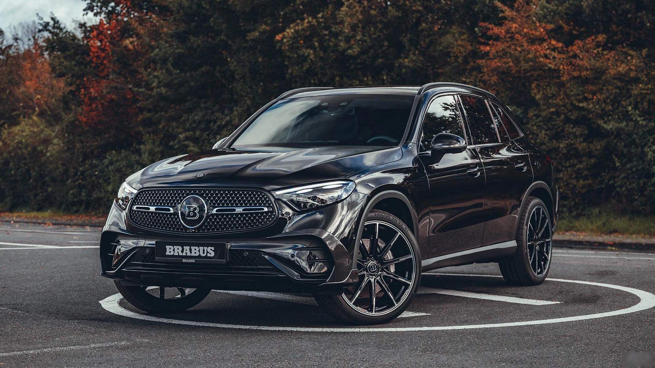 适用于23-24glc300安装的巴博斯套件 有包含碳纤维前唇包脚后风刀尾翼