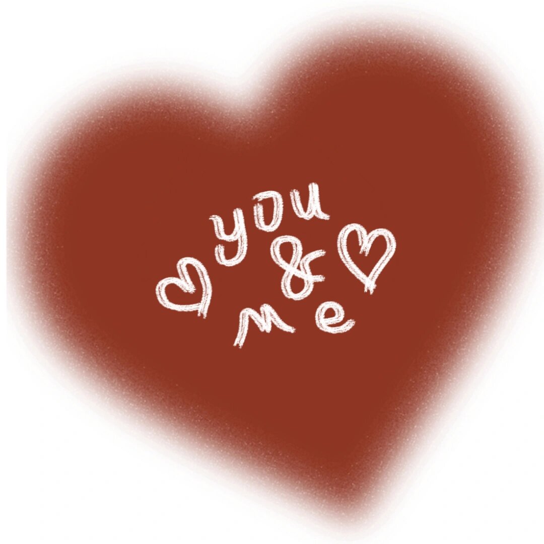 you&me 满满的爱情侣爱心7815头像壁纸