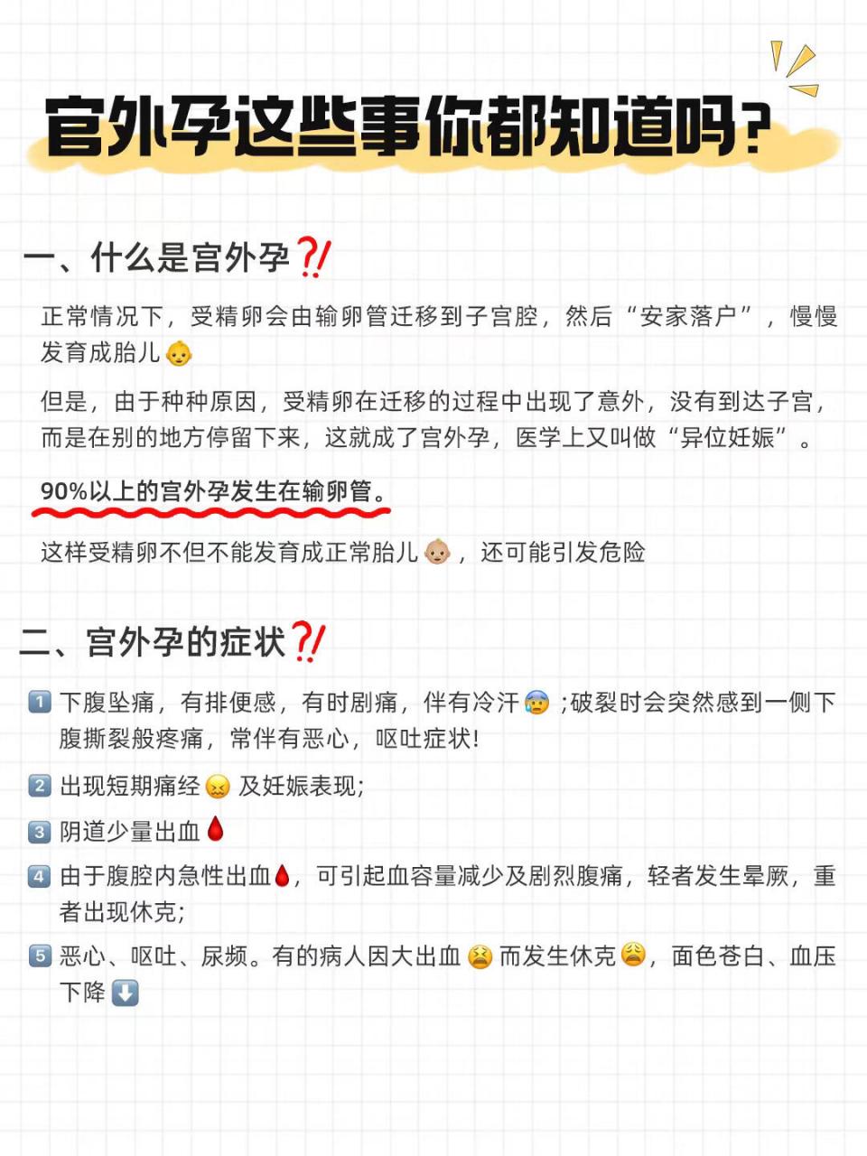 慎防宫外孕❗看完这篇不慌乱 刚沉浸在怀上宝宝的欢喜没多久 却发现