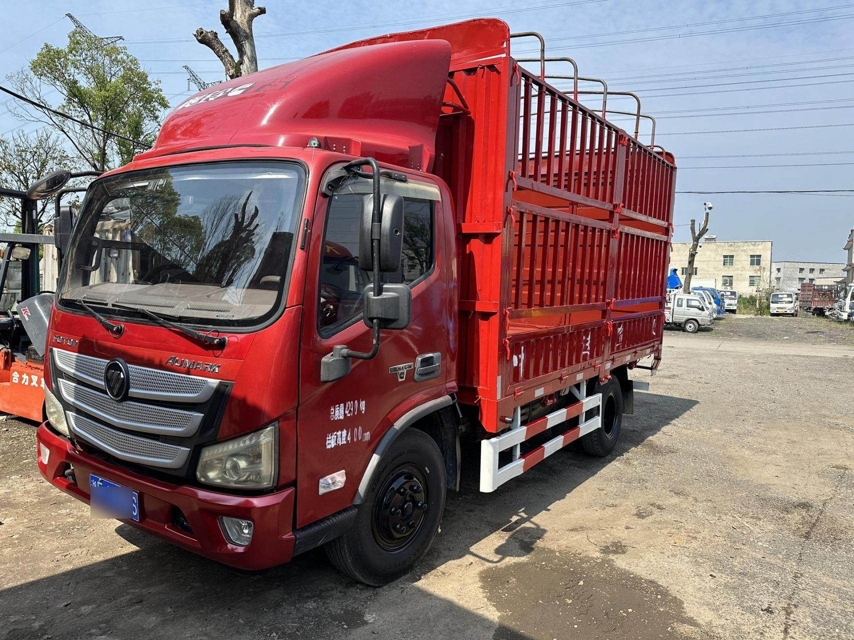 2019年5月一手极品福田欧马可高栏车,2019年5月一手极品福田欧马可
