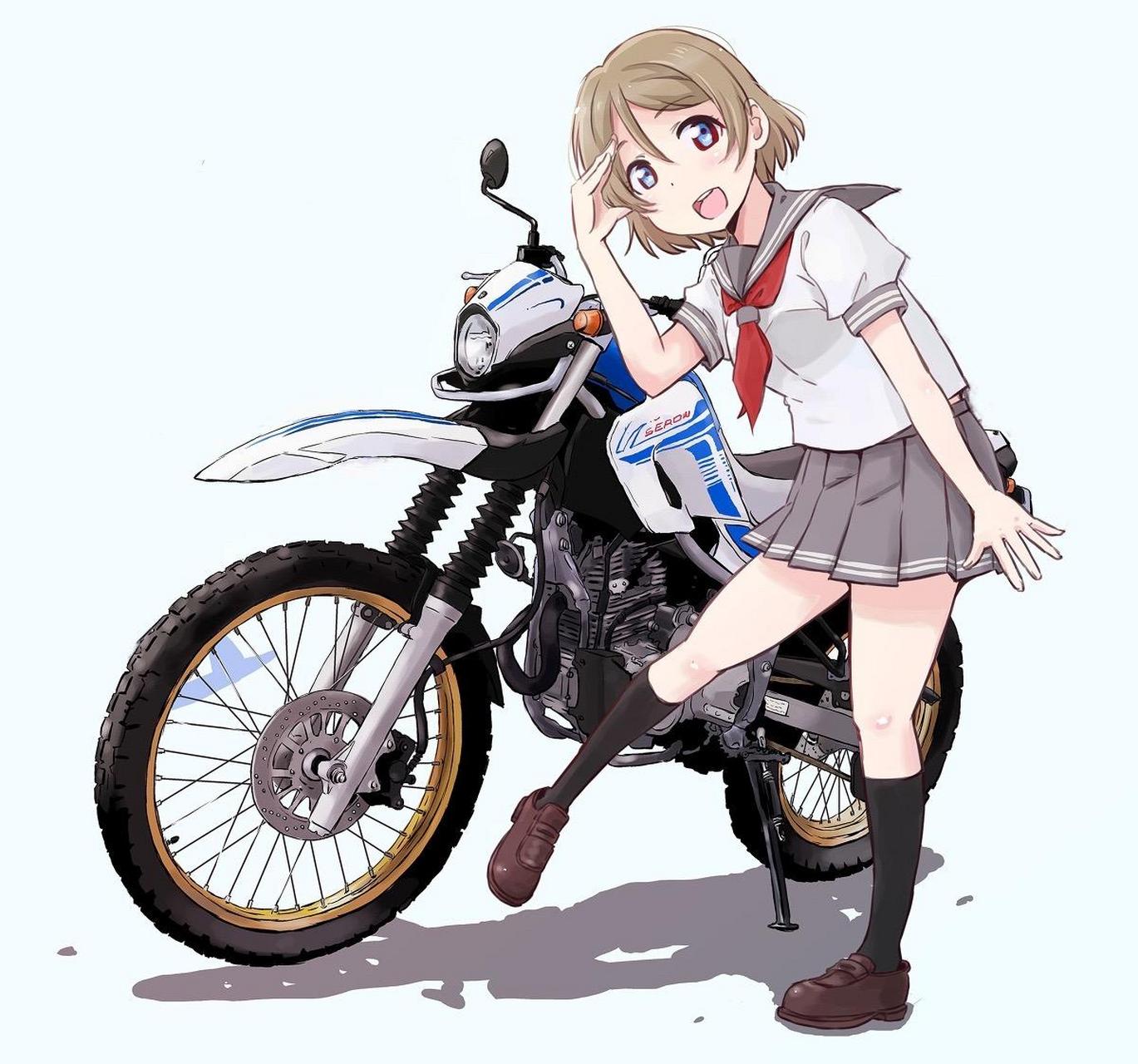 第十九弹:机车头像手绘卡通漫画二次元机车.