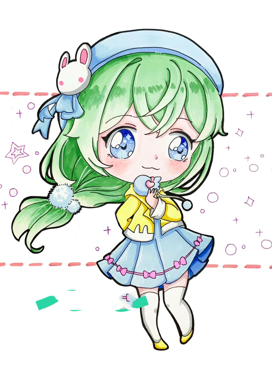 q版动漫/奶茶茶动漫素材适合一年级以上孩子