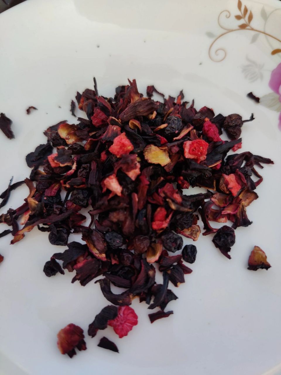 朗姆覆盆子花果茶,祛湿补气血美容茶 酸酸甜甜,由洛神花,覆盆子干