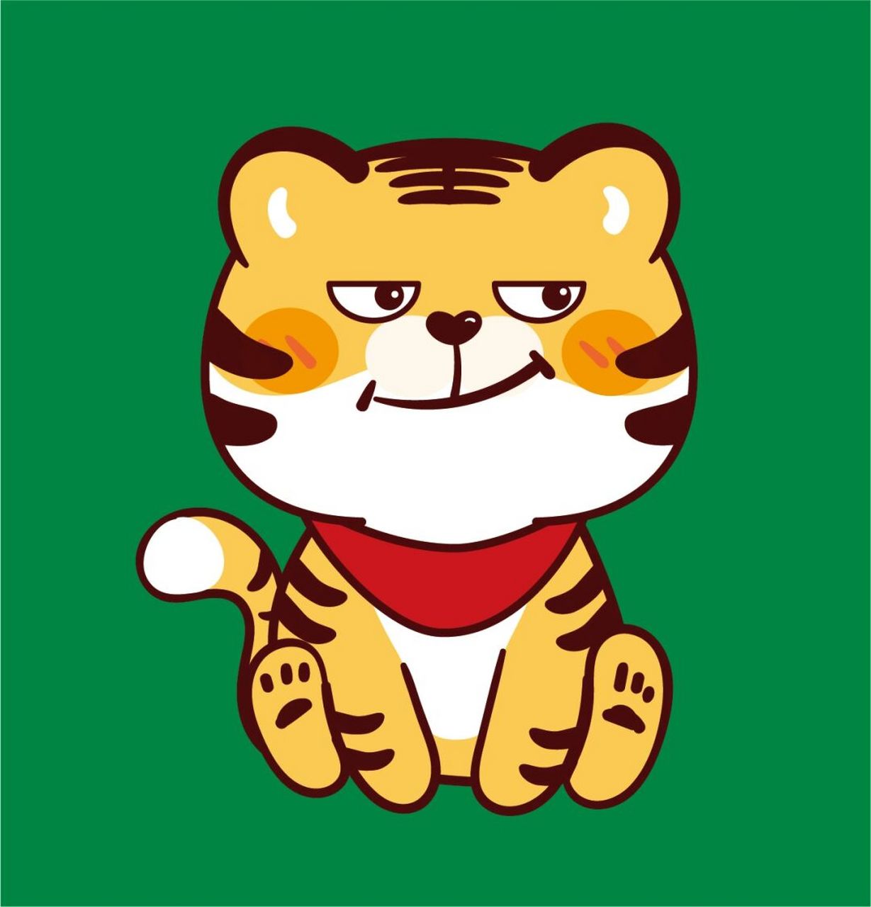 小老虎 虎小宝——微信表情包可下载 可复制转发,欢迎直接截取转发