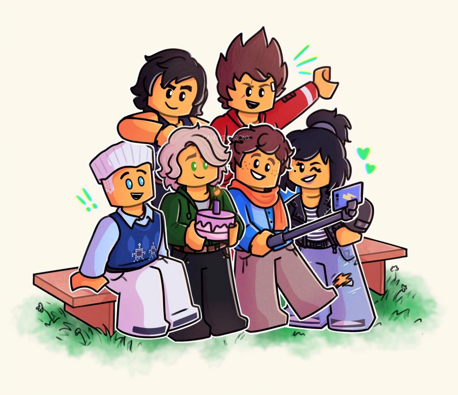 幻影忍者角色合照 刚搬的,还热乎着,不可二转二改商用壁纸         转