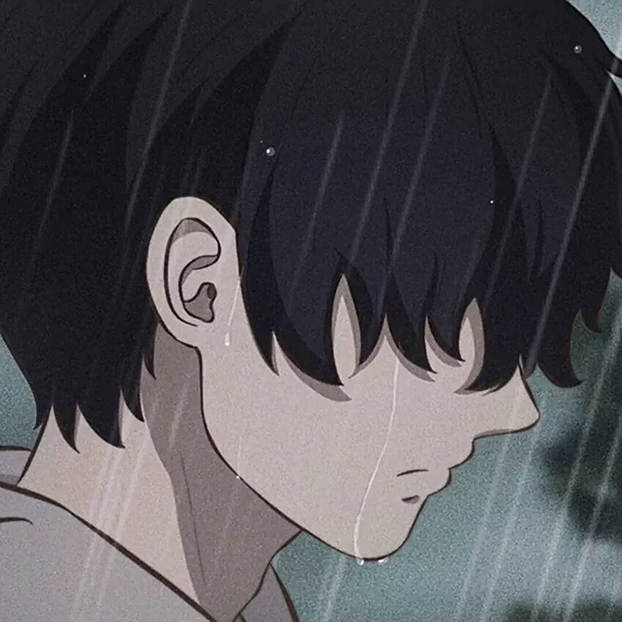 伤感男生动漫头像