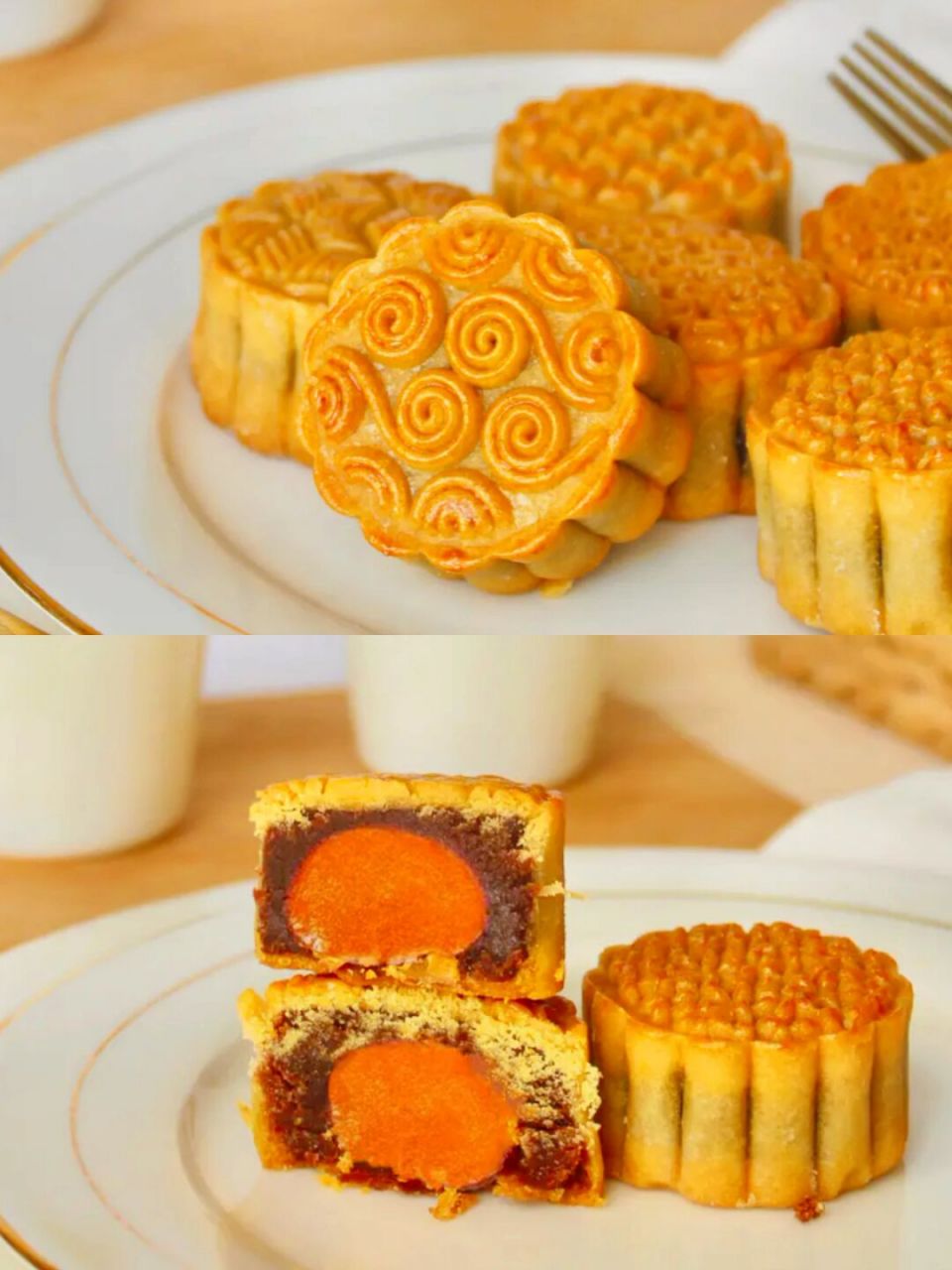 广式传统月饼04保姆级教程96一次成功 广式月饼(配方可以做15个)