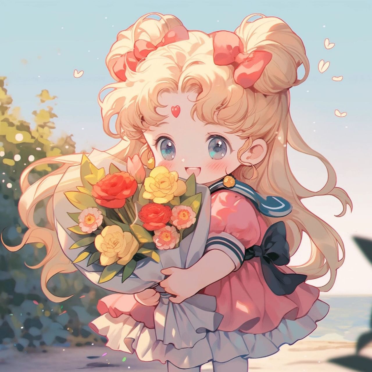 幸运头像 | 捧花少女,真的会带来幸运吗 不卑不亢,不慌不忙,越努力,越