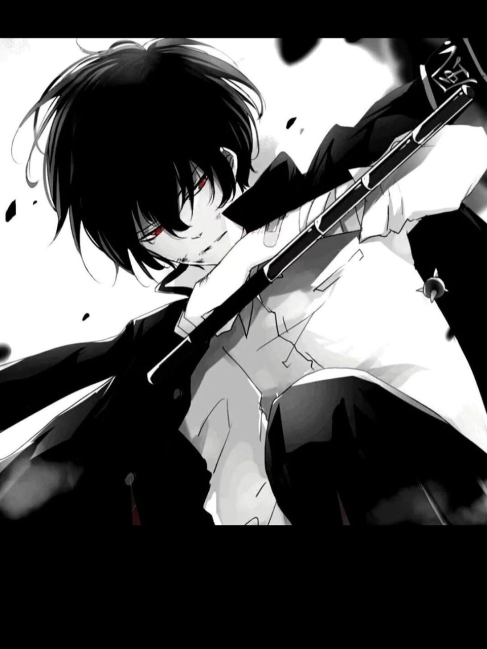 拿剑男生动漫头像  《剑谱》第一式,心中无女人拔刀自然神.