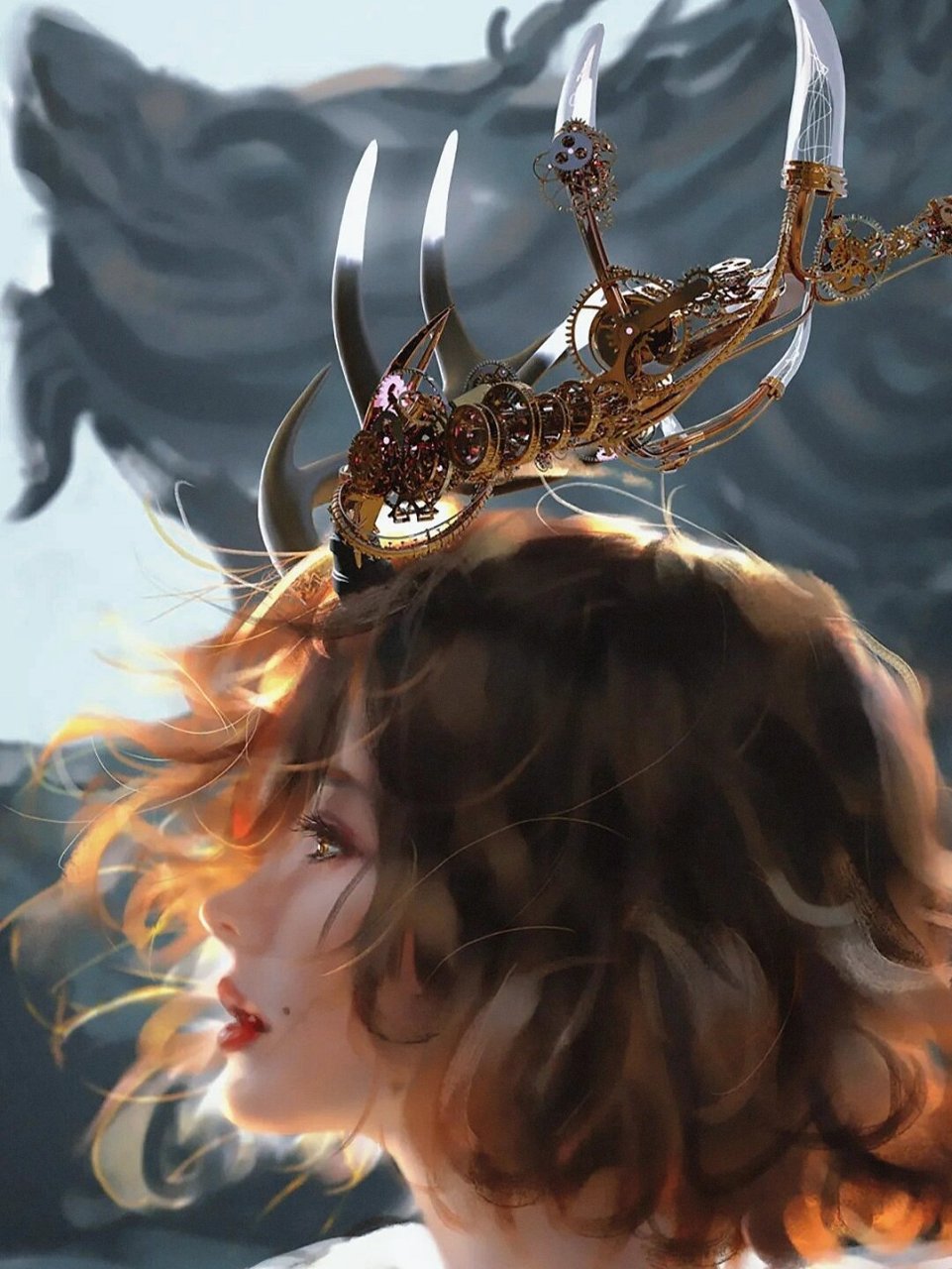 鬼刀# #wlop# #壁纸分享# #壁纸# #插画# #高清壁纸