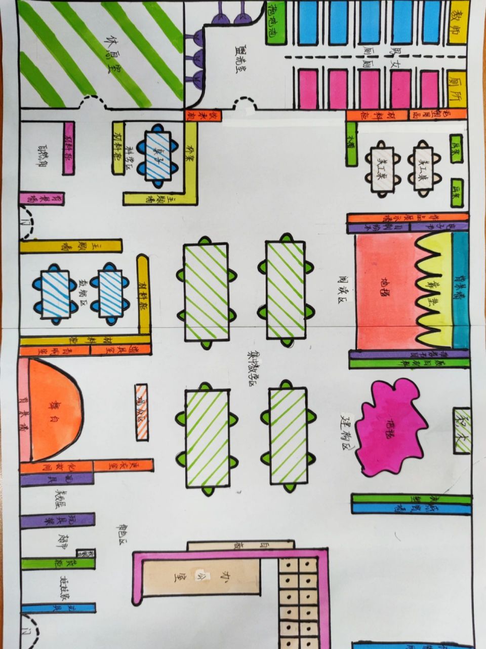 幼儿园平面设计图简图图片