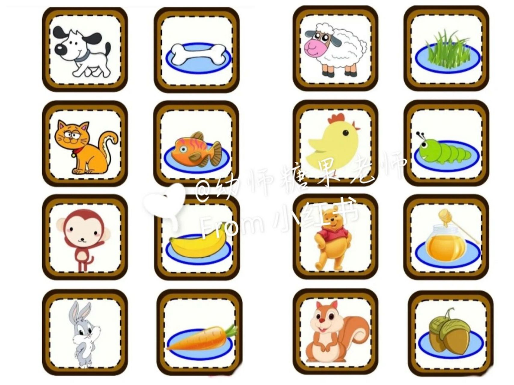 幼儿园区域会柜标签|可直接打印 92一组有趣的区域标签,有了这个再