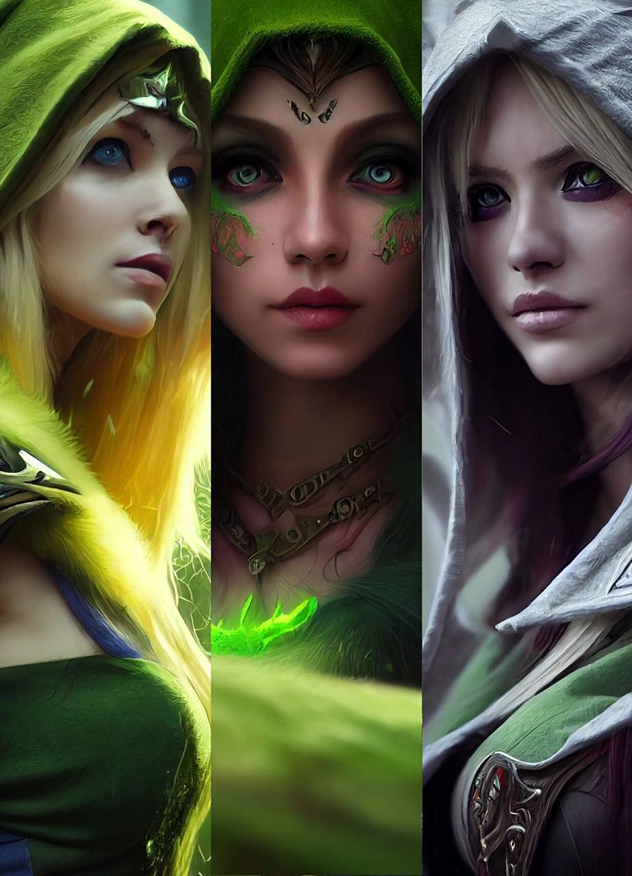 高等精灵游侠,风行者三姐妹 大姐奥蕾莉亚·风行者的成名战始于巨魔