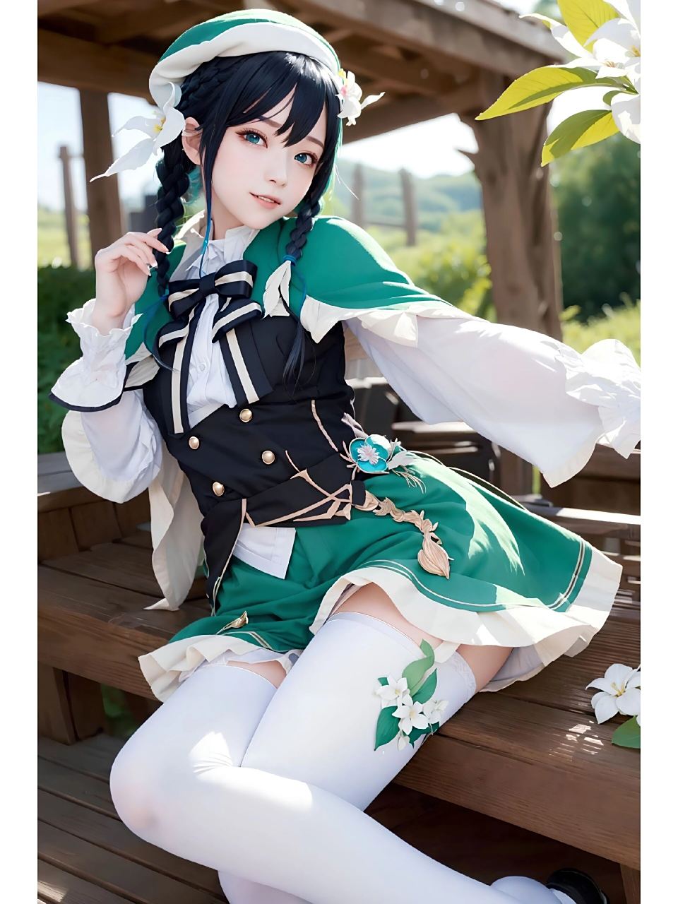 cosplay原神温迪原来是女孩子