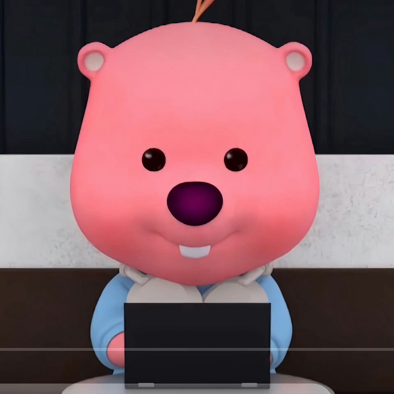 小西安利time# 可爱的小海狸～ (via:一袋牛乳)