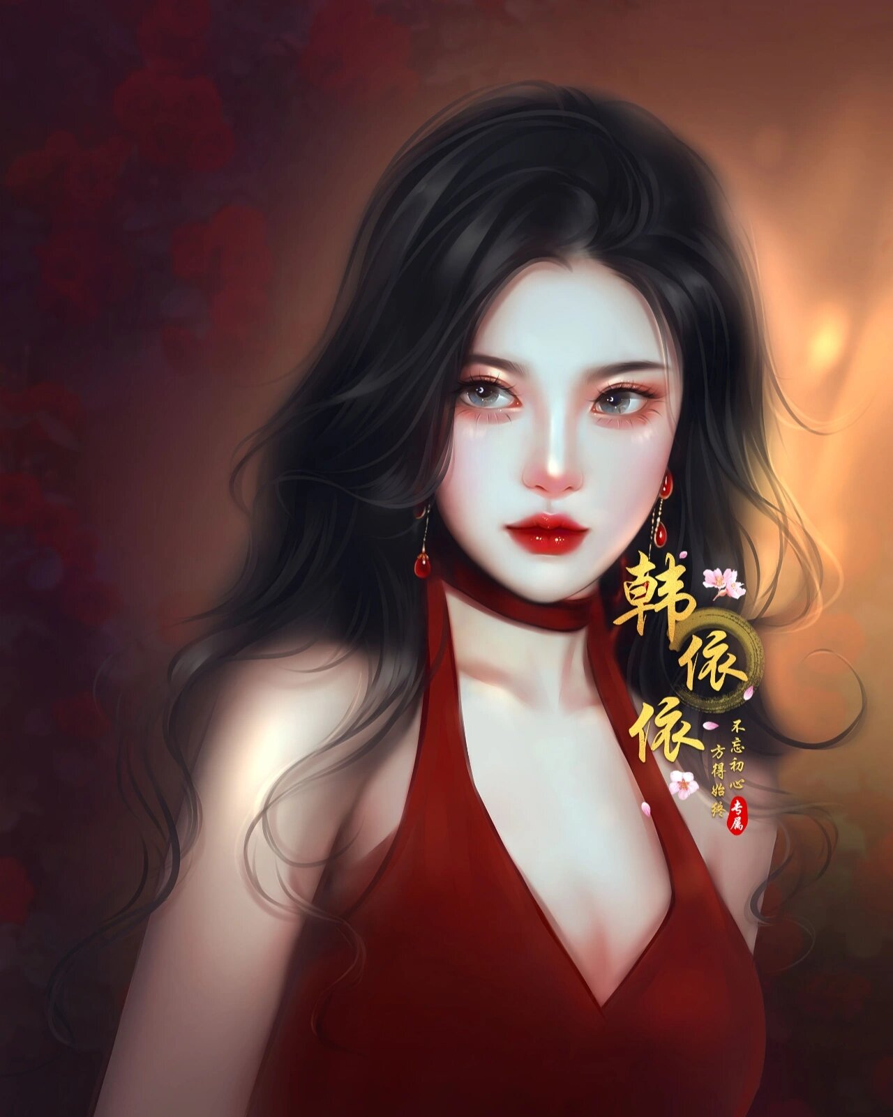 若无人护你周全,那就酷到没有软肋 手绘头像 真人头像 真人转手绘