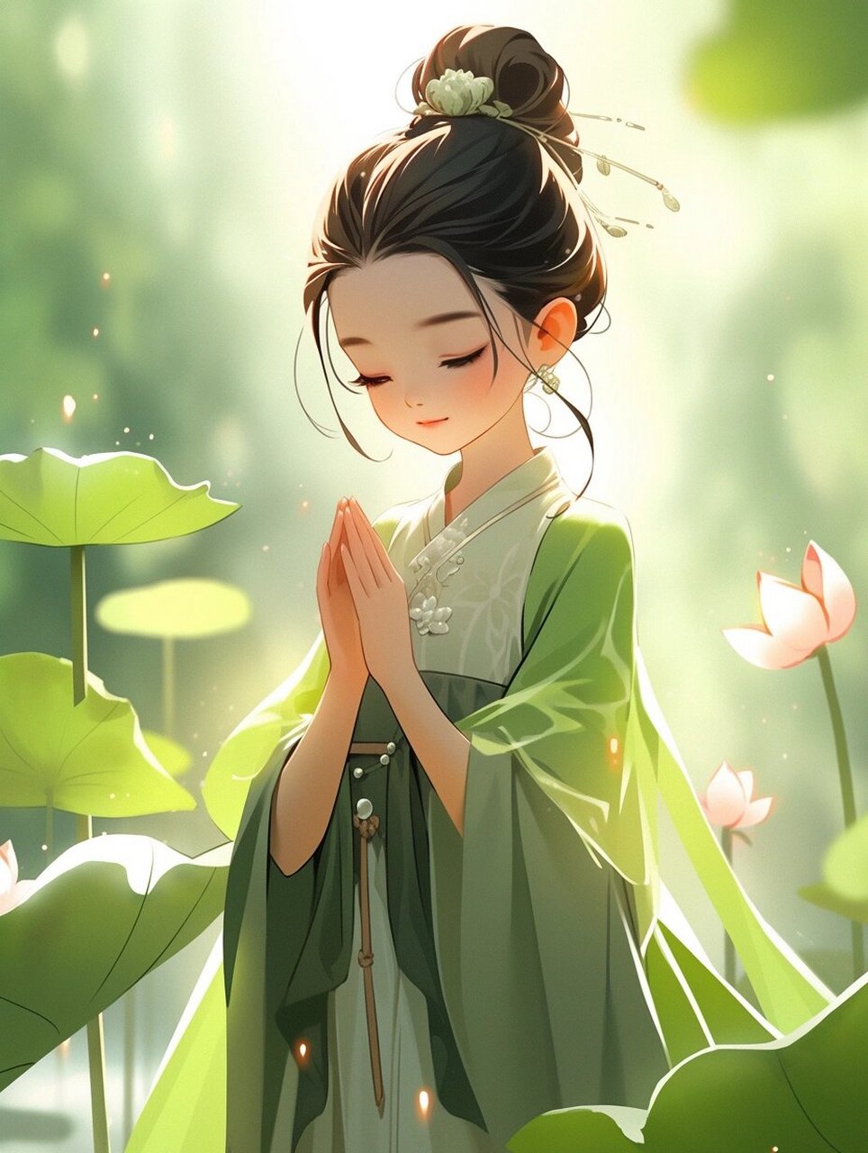 古风头像||绿·佛系少女97