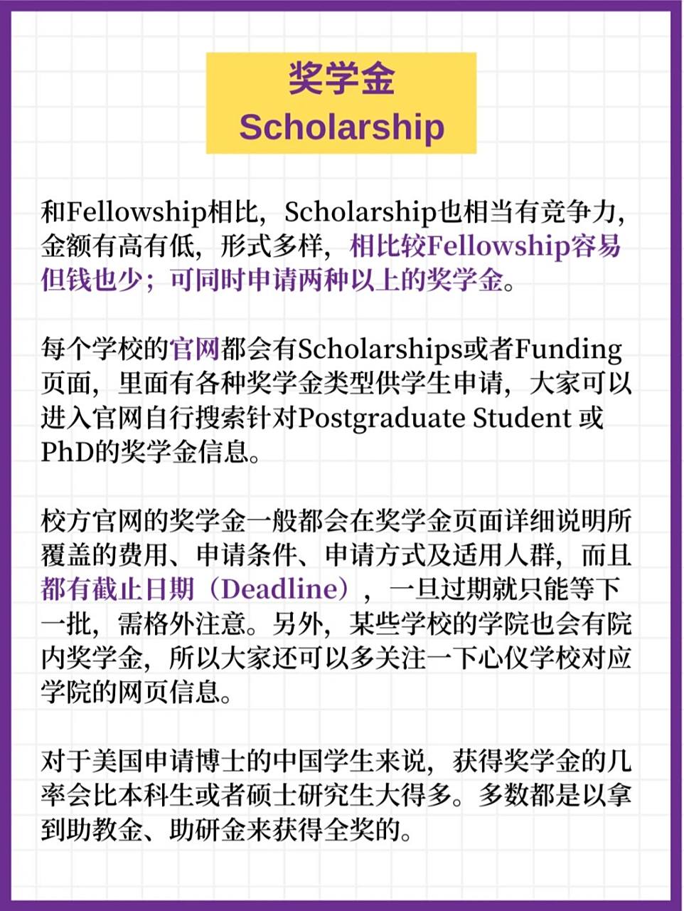 如果要申请phd奖学金,首先要了解美国博士奖学金分类有哪些