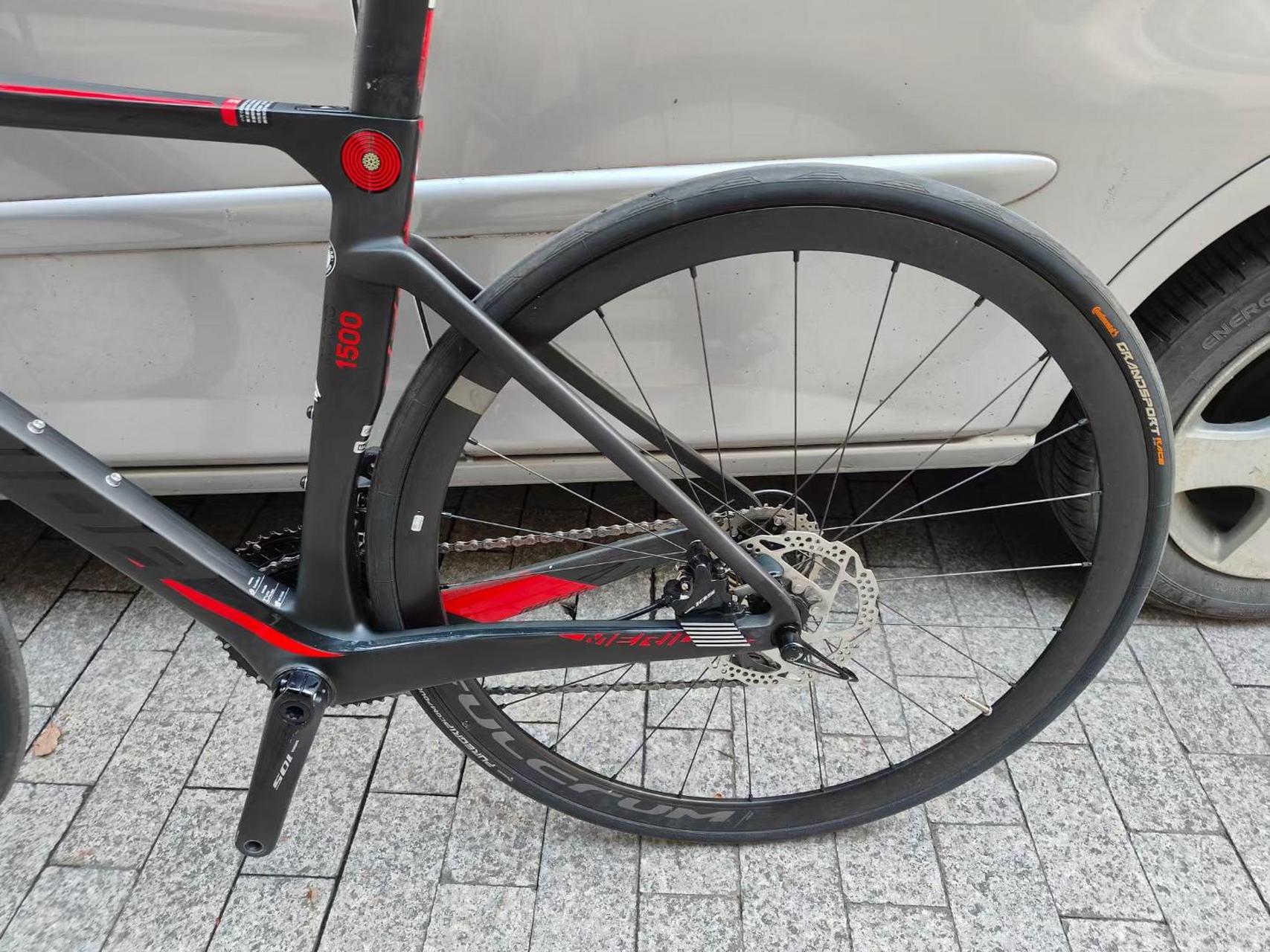 美利达瑞克多1500disc碳纤维公路车 禧玛诺7020油碟大套 整车原装