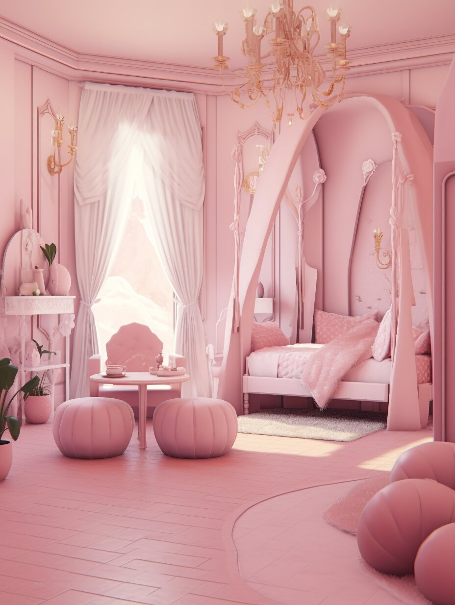 玫瑰粉 | 桃色梦幻 法式轻奢公主房