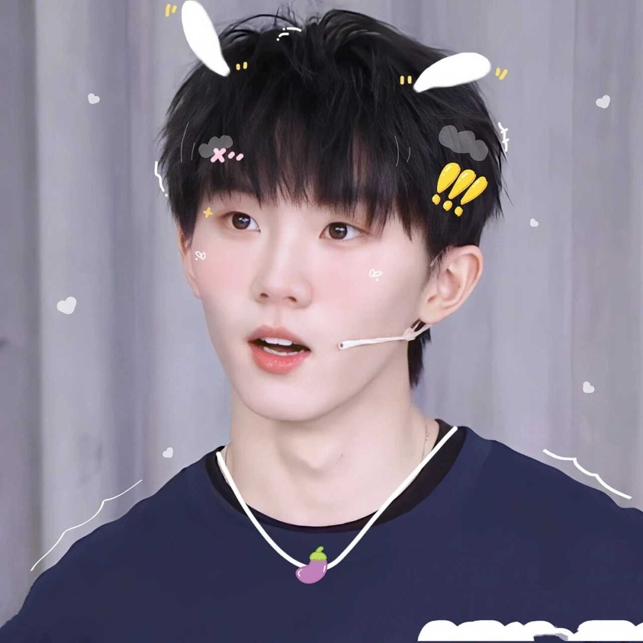 马嘉祺可爱头像 下次发谁的?贺峻霖的发在评论区