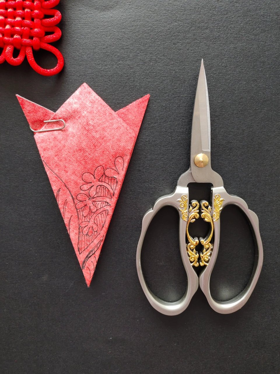 每日一剪|五折桂花 五折剪纸