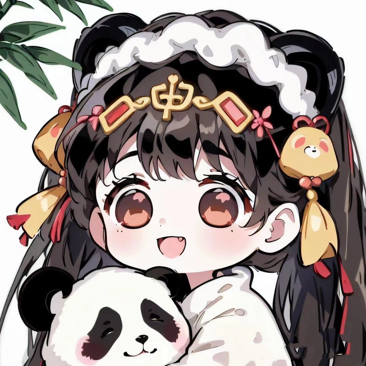闺蜜头像熊猫岁岁