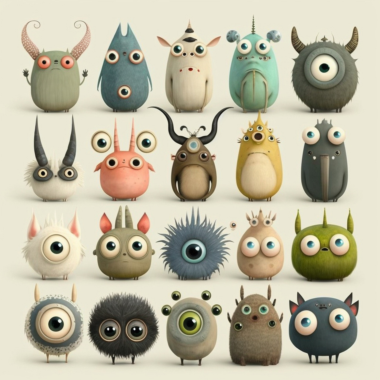 小怪兽合集 丑萌系列.