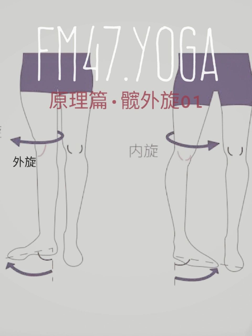 瑜伽原理篇 | 髋外旋01 |一起来开髋 多种瑜伽体式都会出现髋外旋动作