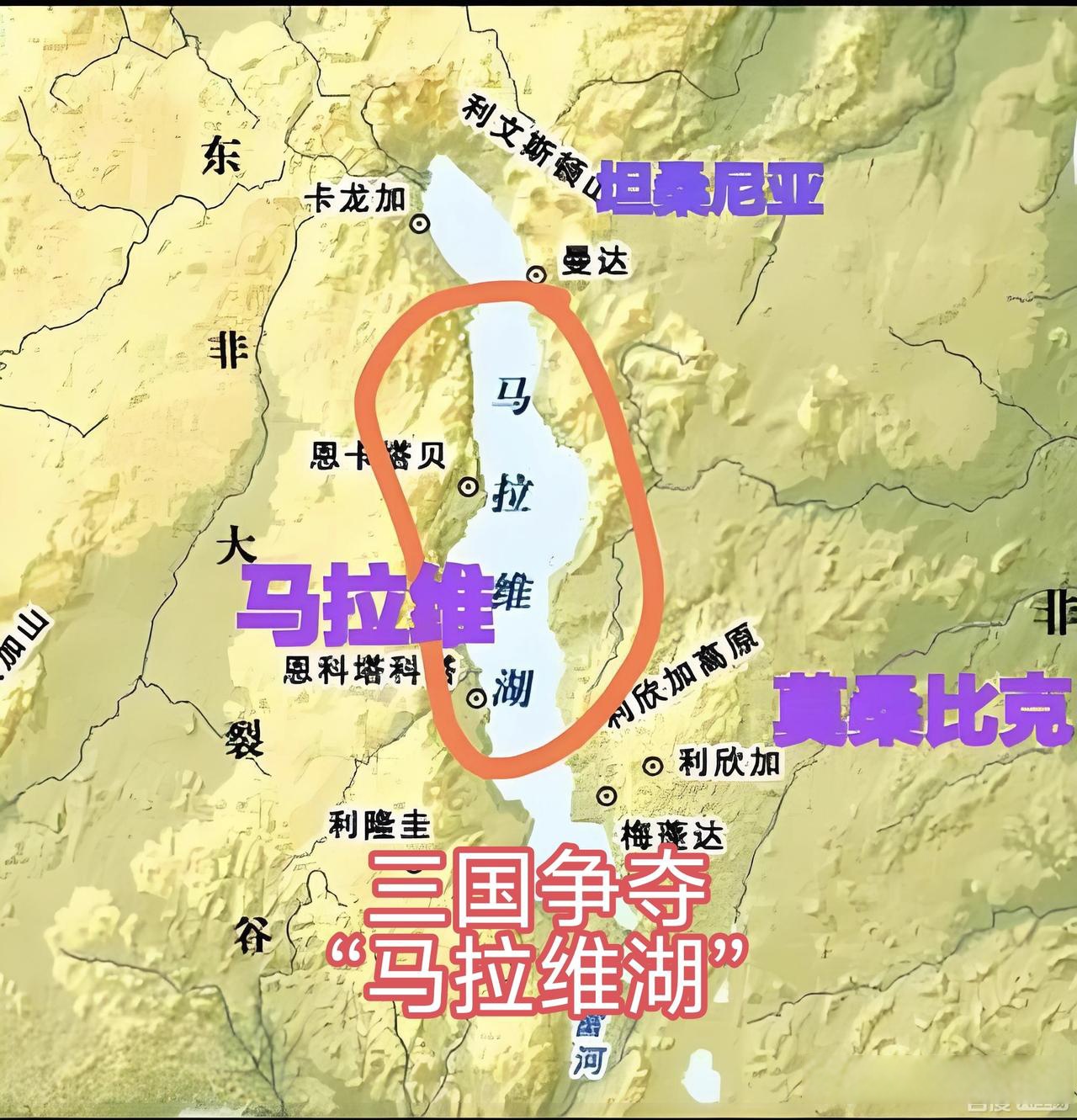 东南部的东非大裂谷南端藏着一座震撼人心的巨大湖泊