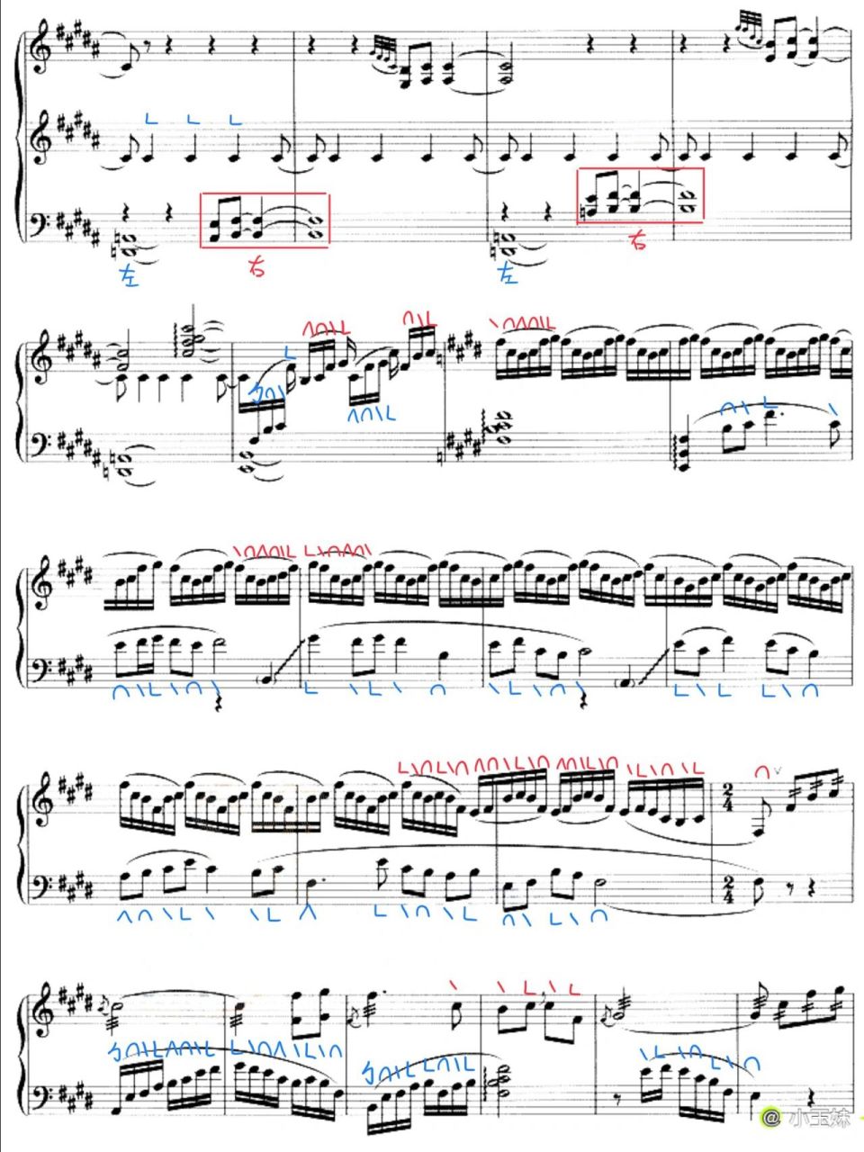 古筝艺考曲目《莲花谣》详细指法标记(上)